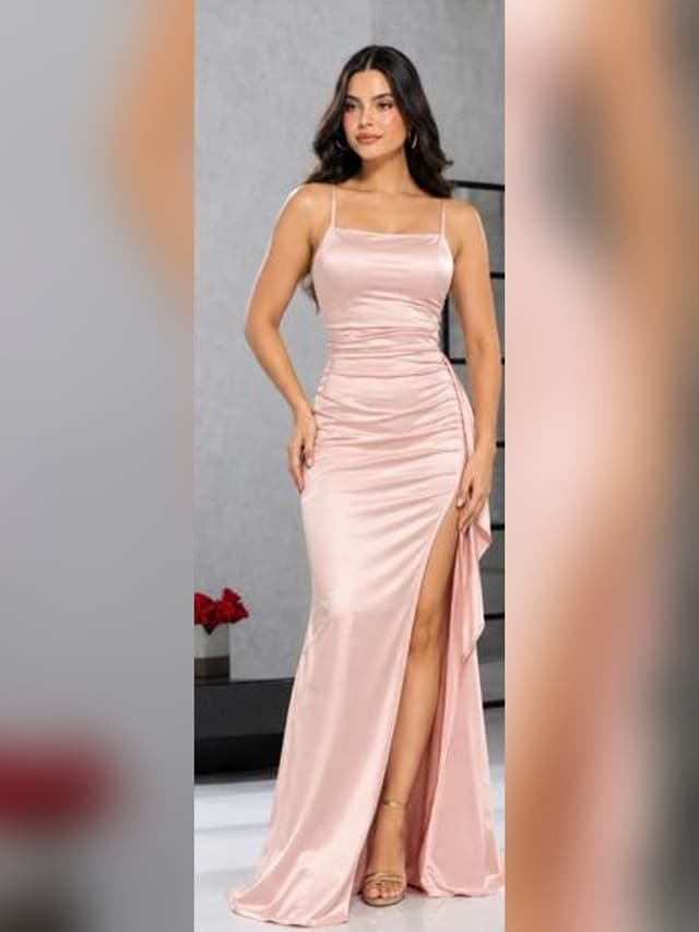 Vestido largo Nanys, vestidos de gala en El Baúl de la Moda, Jamundí